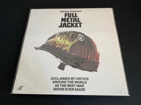 美版 全金属外壳 1987 库贝利克 经典作品 CDV LD镭射影碟 FULL METAL JACKET