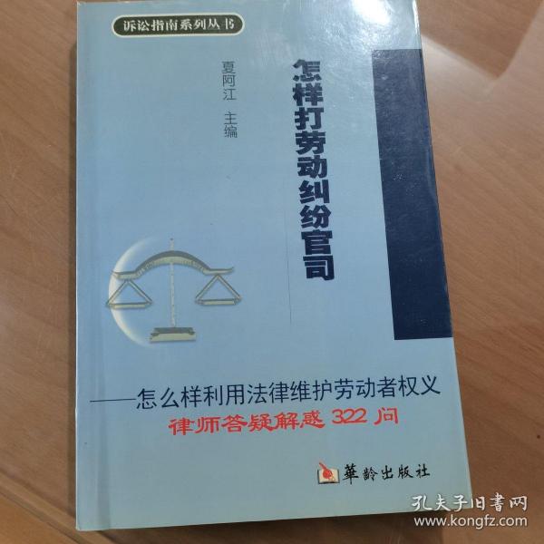 怎样打债务纠纷官司·怎样婚姻继承官司·怎样打劳动纠纷官司（全三册）