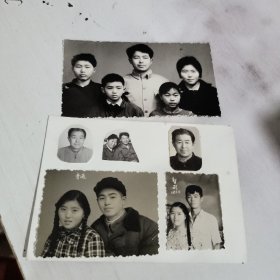 1958年 多张黑白老照片组合 放二二照片文件夹