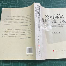 公司诉讼裁判标准与规范