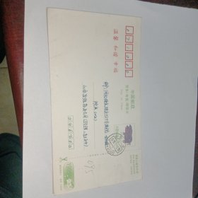 明信片095——1995年“生肖猪”邮资图贺年有奖实寄明信片