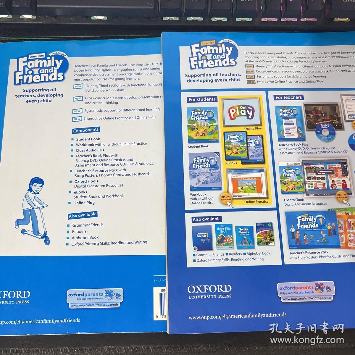 American Family and Friends 1 and Student book+Workbook【2册合售】