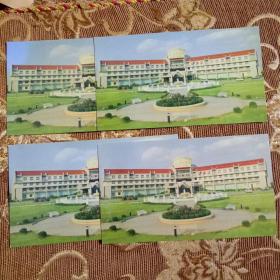 太湖花园大酒店明信片4张相同