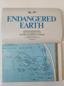 National Geographic国家地理杂志地图系列之1988年12月 Endangered Earth