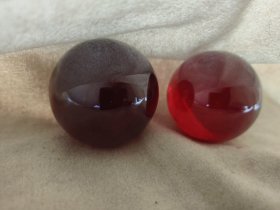 红宝石手球一对