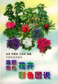 庭园阳台花卉彩色图说9787109048867金波 东惠茹 王世珍