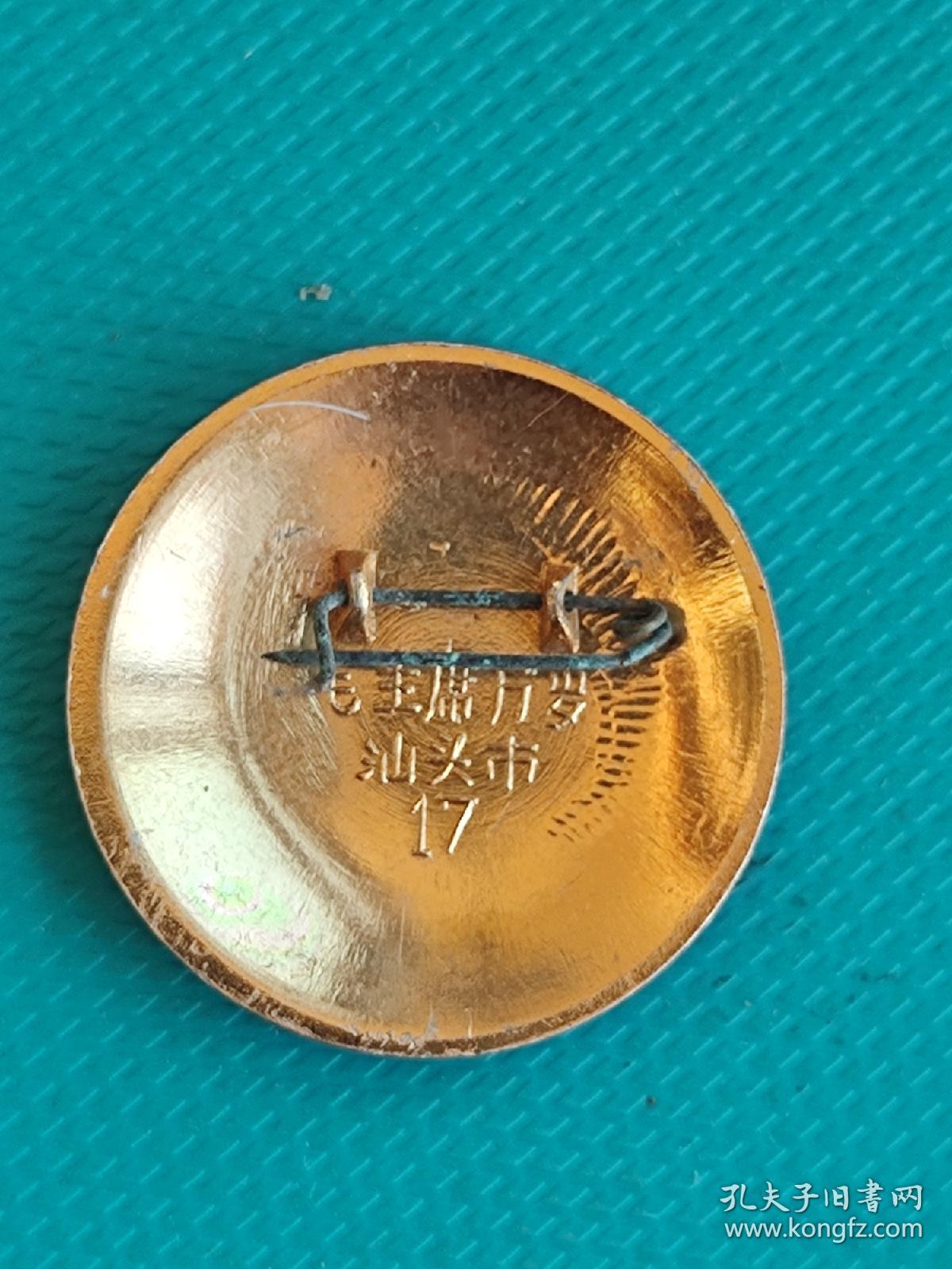 毛主席像章 ：毛主席万岁（汕头市，17）