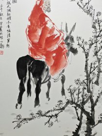 王明明 写意人物画 日本卡纸画