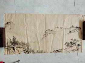 冯忠莲（1918年9月—2001年5月），著名女画家，古画临摹师，祖籍广东顺德，1918年生于天津。她是中国现代国画巨擎陈少梅的夫人，1972年10月调入故宫博物院。冯忠莲是中国美术家协会最早的会员之一。包手绘。纸间有年代自然老旧，品相如图，真假自鉴，不包真假，处理以前旧物，便宜处理不折腾，慎重下单