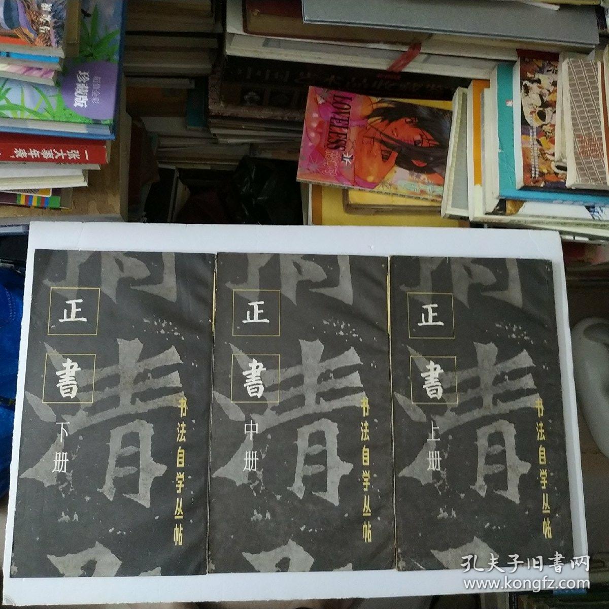 正书上中下册(共3本)