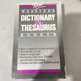 New Webster's Dictionary & Thesaurus Roget's