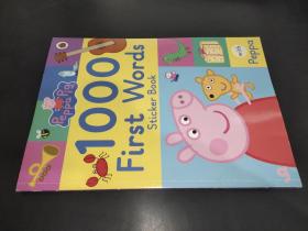 Peppa Pig: 1000 First Words Sticker Book