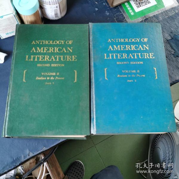 ANTHOLOGY OF AMERICAN LITERATURE  1 2 (美国文学选 第1,2卷)二册合售