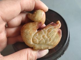 和田玉鸳鸯挂件