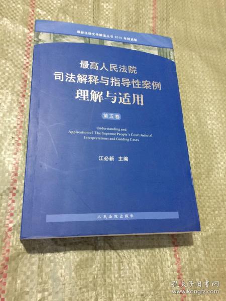 最新法律文件解读丛书：最高人民法院司法解释与指导性案例理解与适用（第五卷 2016年精选版）