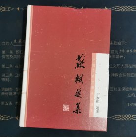 中国古典文学名家选集丛书：苏轼选集