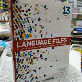 Language Files Materials for an Introduction to Language and Linguistics语言与语言学导论的语言档案材料