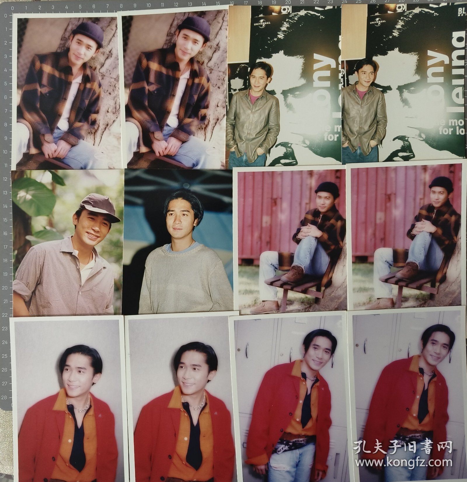 梁朝伟Tony Leung Chiu Wai照片111张合售(含6寸3张).均是当代歌坛原版5寸老照片，实物拍摄有现货，要了可以直接下单。 抽14－2－026
