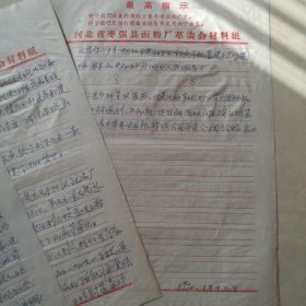 枣强县面粉厂检查书