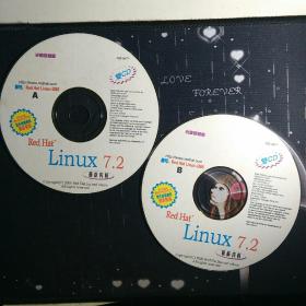 光盘 红帽子 Linux 7.2  2CD