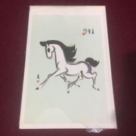 小品画-小马（贺卡）