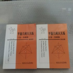 平面几何天天练（上中卷）（上卷：基础篇，提高篇）（中卷：基础篇，涉及圆）2本合售