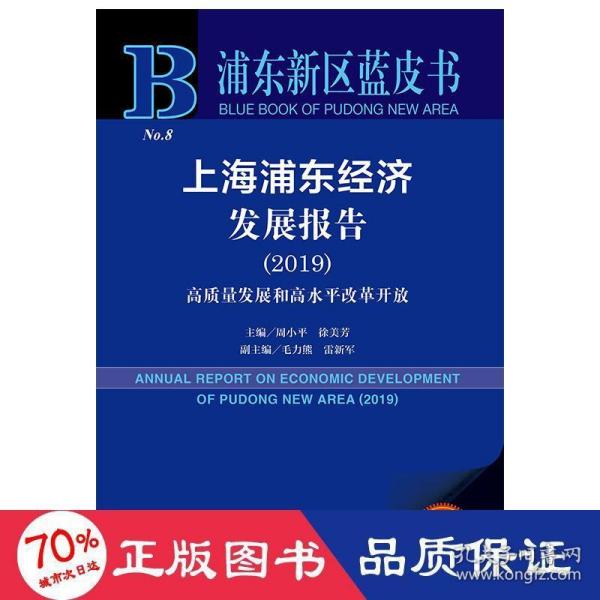 上海浦东经济发展报告2019高质量发展和高水平改革开放（2019版）/浦东新区蓝皮书