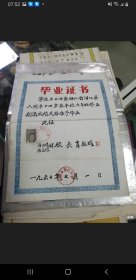1960年潜江县毕业证
