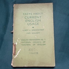 Facts about current English usage关于“当代英语习惯用法”【英文版】