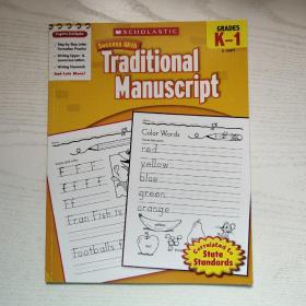 Scholastic Success with Traditional Manuscript: Grades K–1学乐成功系列练习册：英文传统书法-K-1级