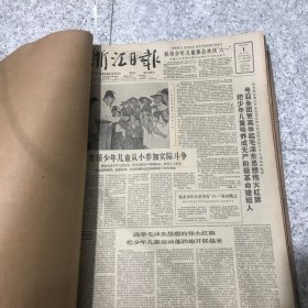 浙江日报1965年6月合订本，