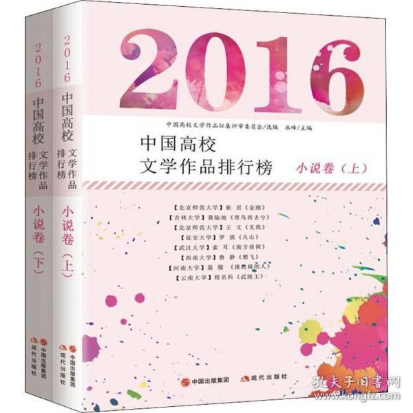 2016中国高校文学作品排行榜：小说卷（全二册）