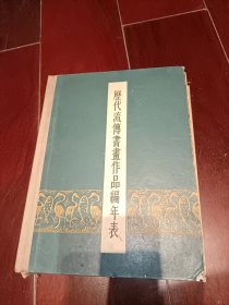 历代流传书画作品编年表