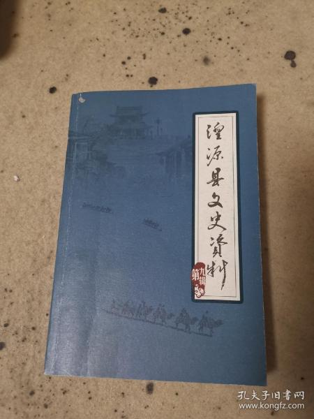 湟源县文史资料第九辑（外观如图，内页全新，9品左右）