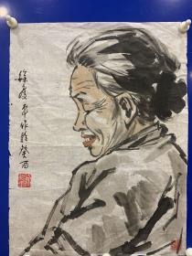 （早期作品保真）【徐庆平】江苏宜兴人 国画大师徐悲鸿儿子 曾任中央美术学院教授、中央美术学院学术委员会委员 。。