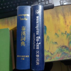 泰汉词典 汉泰词典 硬精装 两本合售