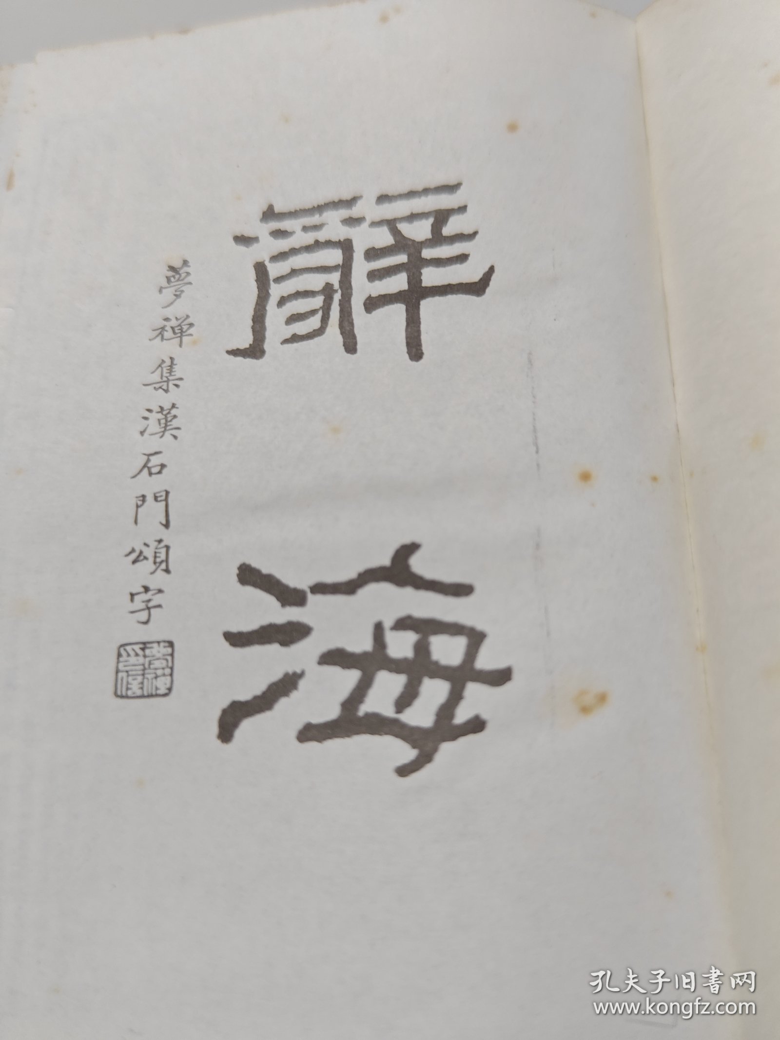 辞海(全二册)