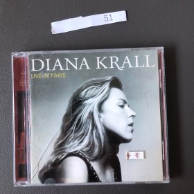 DIANA KRALL LIVE IN PARIS 1CD （首张LIV大碟)当代绝世女神戴安娜卡   正版