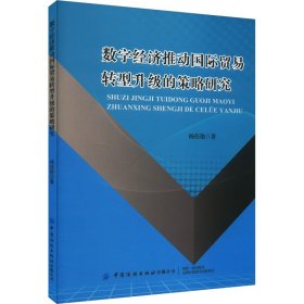 数字经济推动国际贸易转型升级的策略研究 杨佳艳 9787522905327 中国纺织出版社