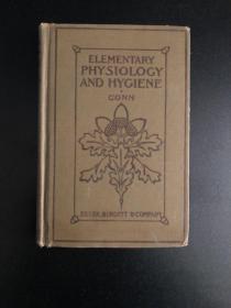 1913年版 古本收藏类英文书 Elementary Physiotherapy And Hygiene