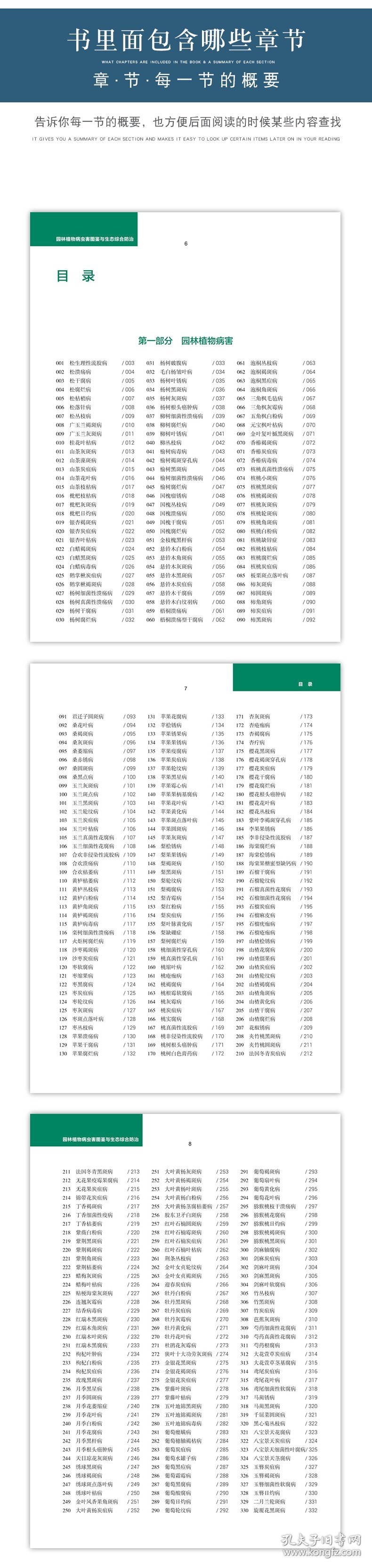 园林植物病虫害图鉴与生态综合防治傅新生 何芬 李瑞清普通图书/艺术