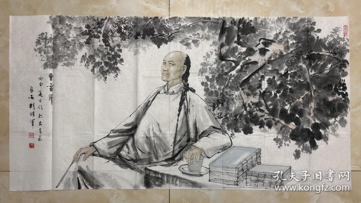 胡明军  人物作品
胡明军（斋号古月斋），1946年3月出生，西安市人。著名中国画家、书法家、中国美术家协会会员、国家一级美术师。