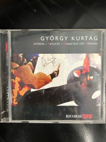 gyorgy kurtag作品集，包括代表作jatekok（游戏）节选，意大利厂牌ricordi出品，原版cd盘面完好