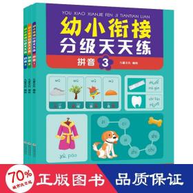 幼小衔接分级天天练-拼音练习（全3册） 每天一练由浅入深 轻轻松松上小学