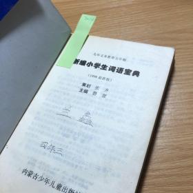 新编小学生词语字典