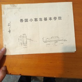 各国小客车基本参数