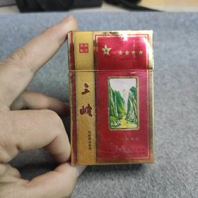 三峡烟盒 红 3D