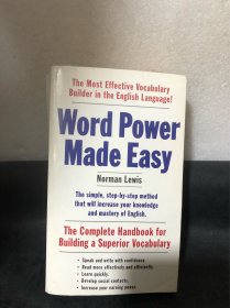 Word Power Made Easy: The Complete Handbook for Building a Superior Vocabulary 英文原版