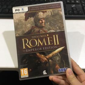 PC DVD游戏光盘 共3碟盒装：《罗马2：全面战争帝王版（《Total War: ROME II - Emperor Edition）》附：游戏手册（有产品密钥） 【英文版】