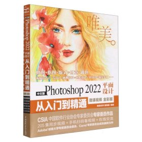 中文版Photoshop2022平面设计从入门到精通(微课视频全彩版)/唯美